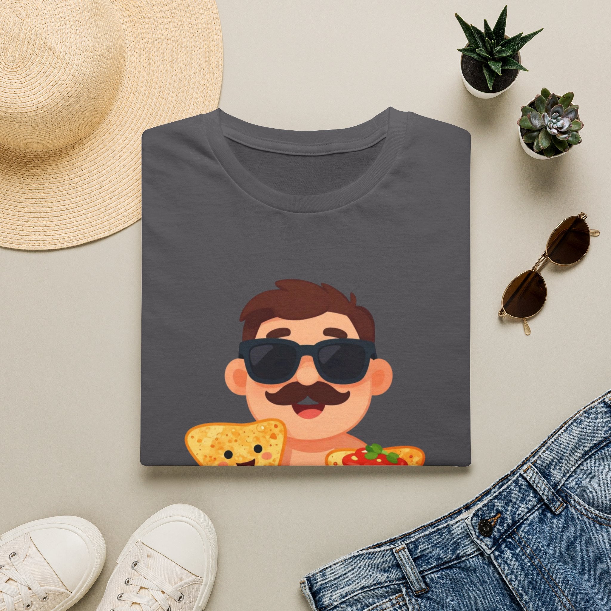 Nacho Average Dad T-Shirt — Funny Father’s Day Taco & Nacho Graphic Tee