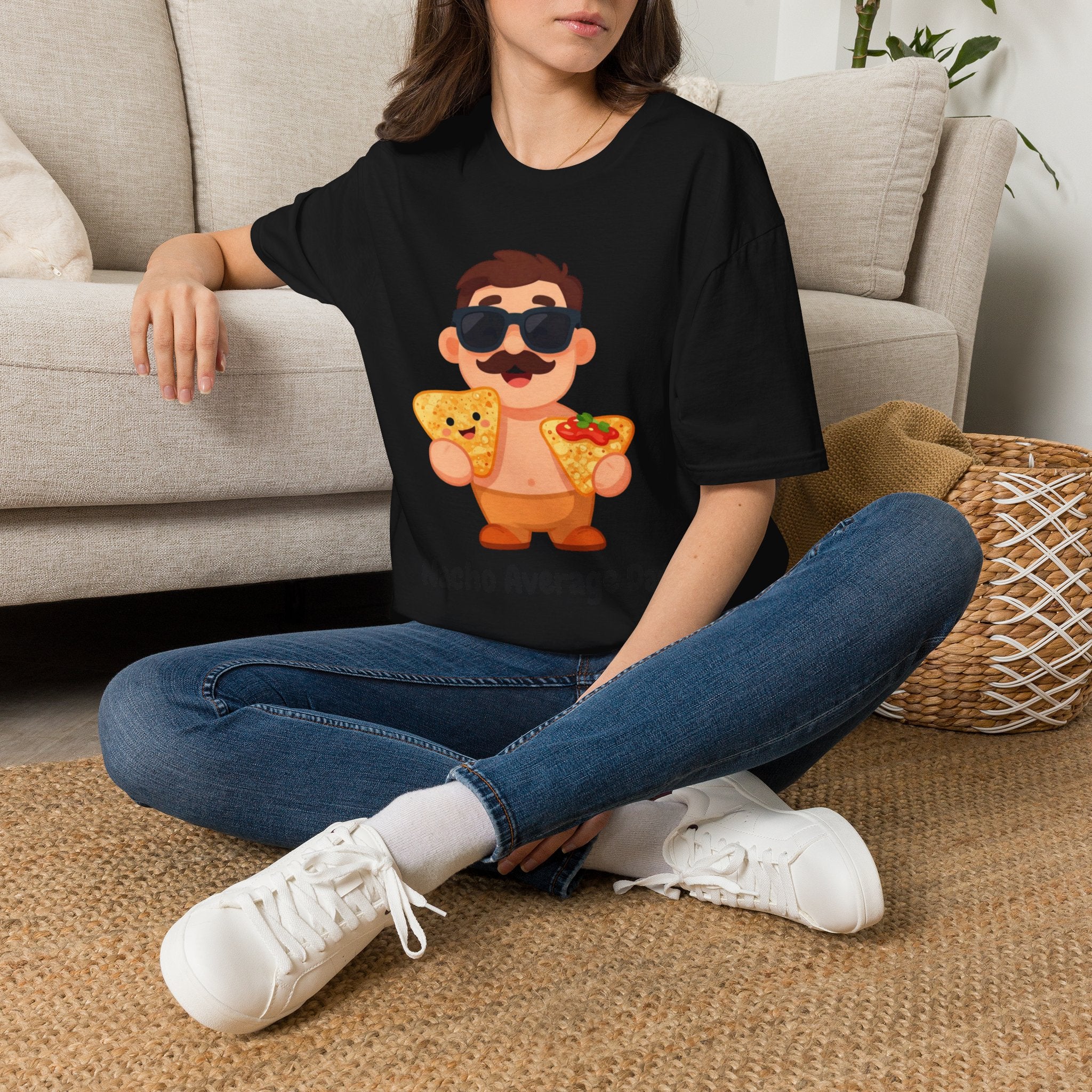 Nacho Average Dad T-Shirt — Funny Father’s Day Taco & Nacho Graphic Tee