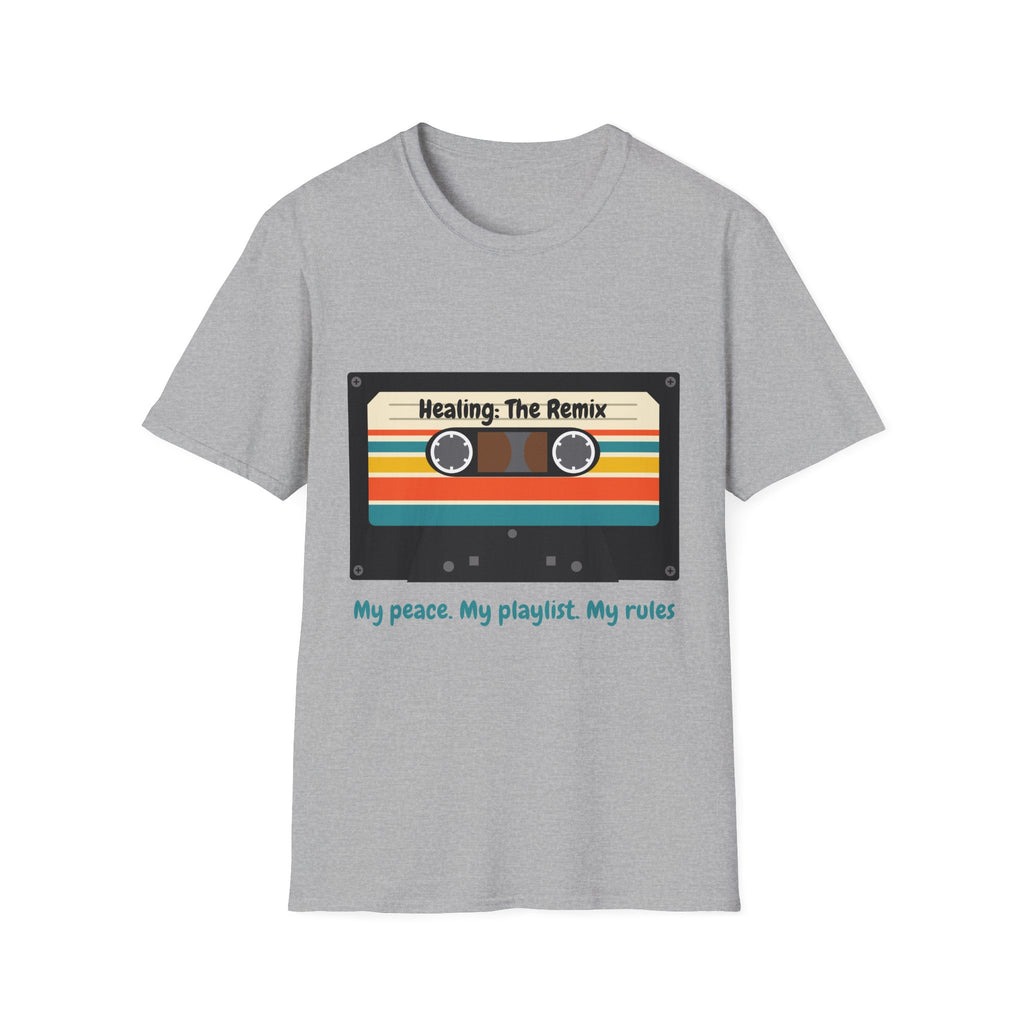 T-Shirt - 'Heating: The Remix' Retro Cassette Graphic Tee
