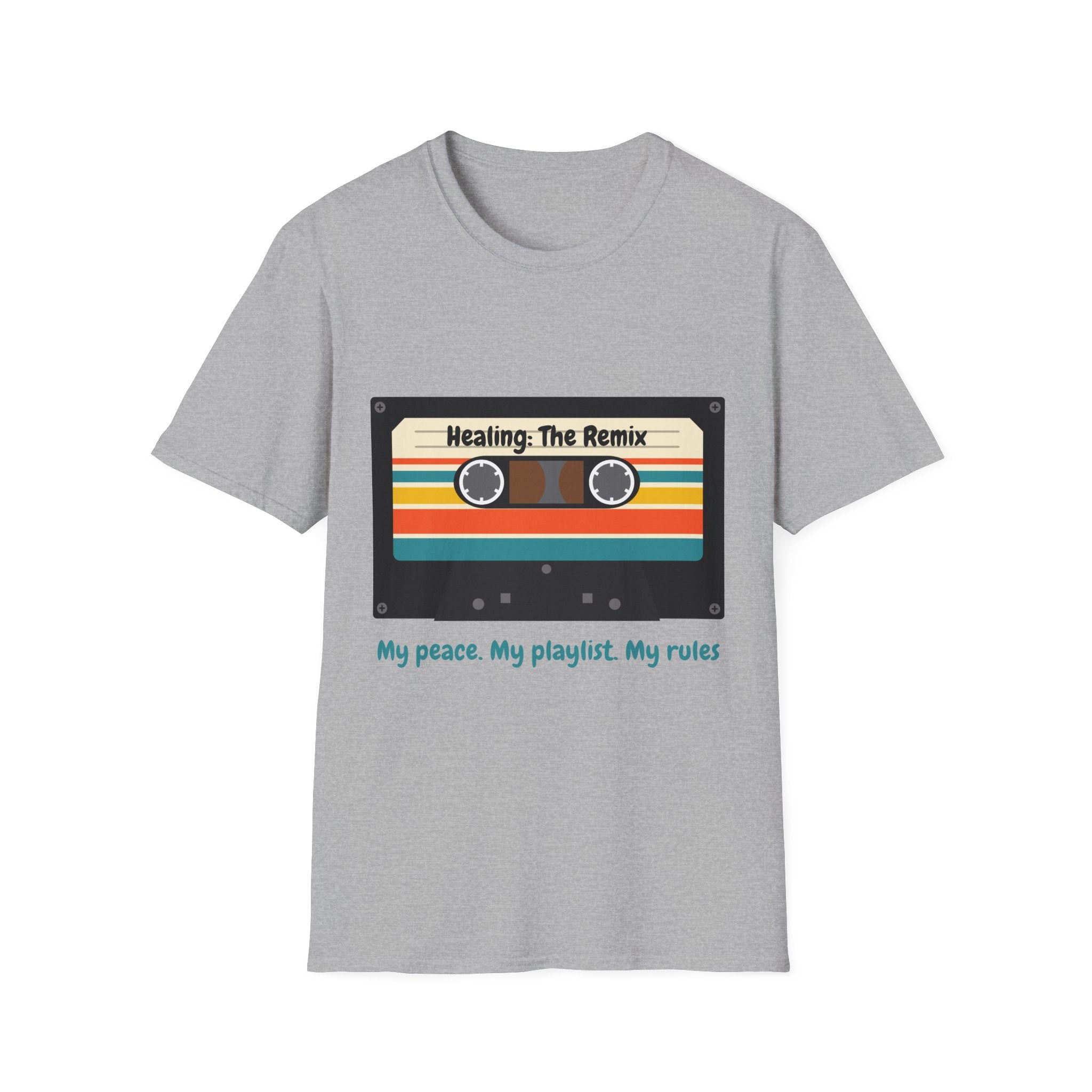 T-Shirt - 'Heating: The Remix' Retro Cassette Graphic Tee