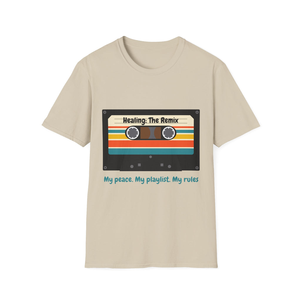 T-Shirt - 'Heating: The Remix' Retro Cassette Graphic Tee