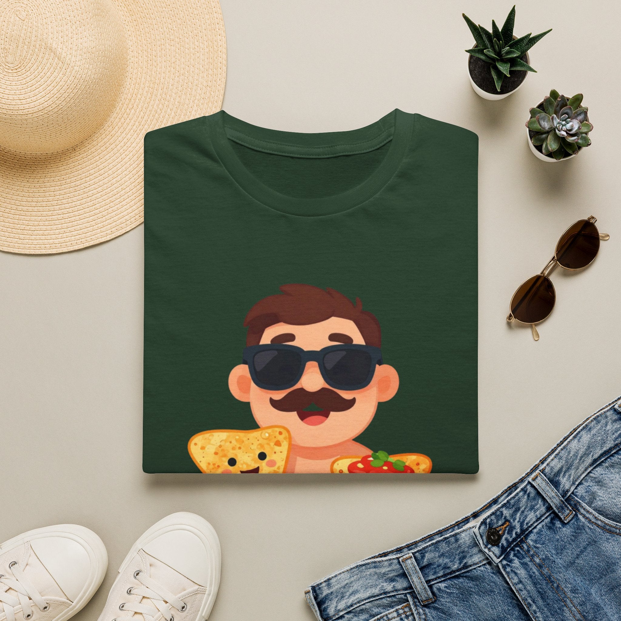 Nacho Average Dad T-Shirt — Funny Father’s Day Taco & Nacho Graphic Tee