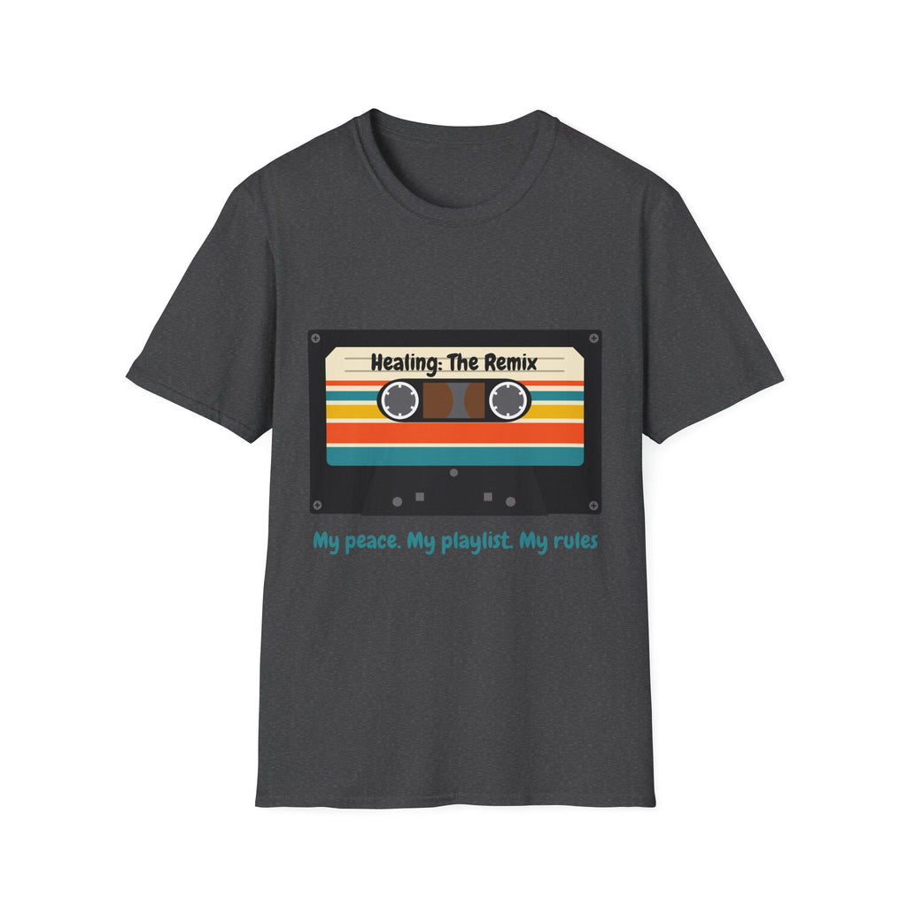 T-Shirt - 'Heating: The Remix' Retro Cassette Graphic Tee