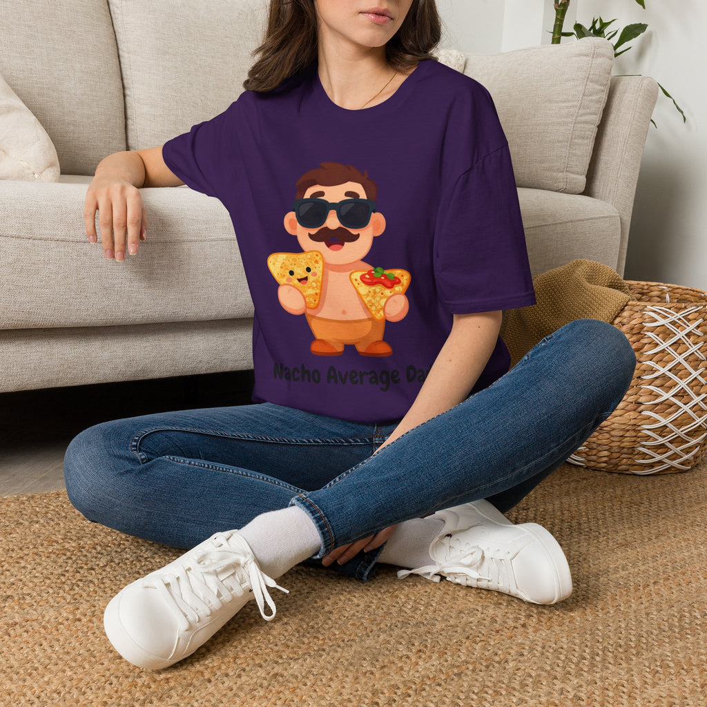 Nacho Average Dad T-Shirt — Funny Father’s Day Taco & Nacho Graphic Tee
