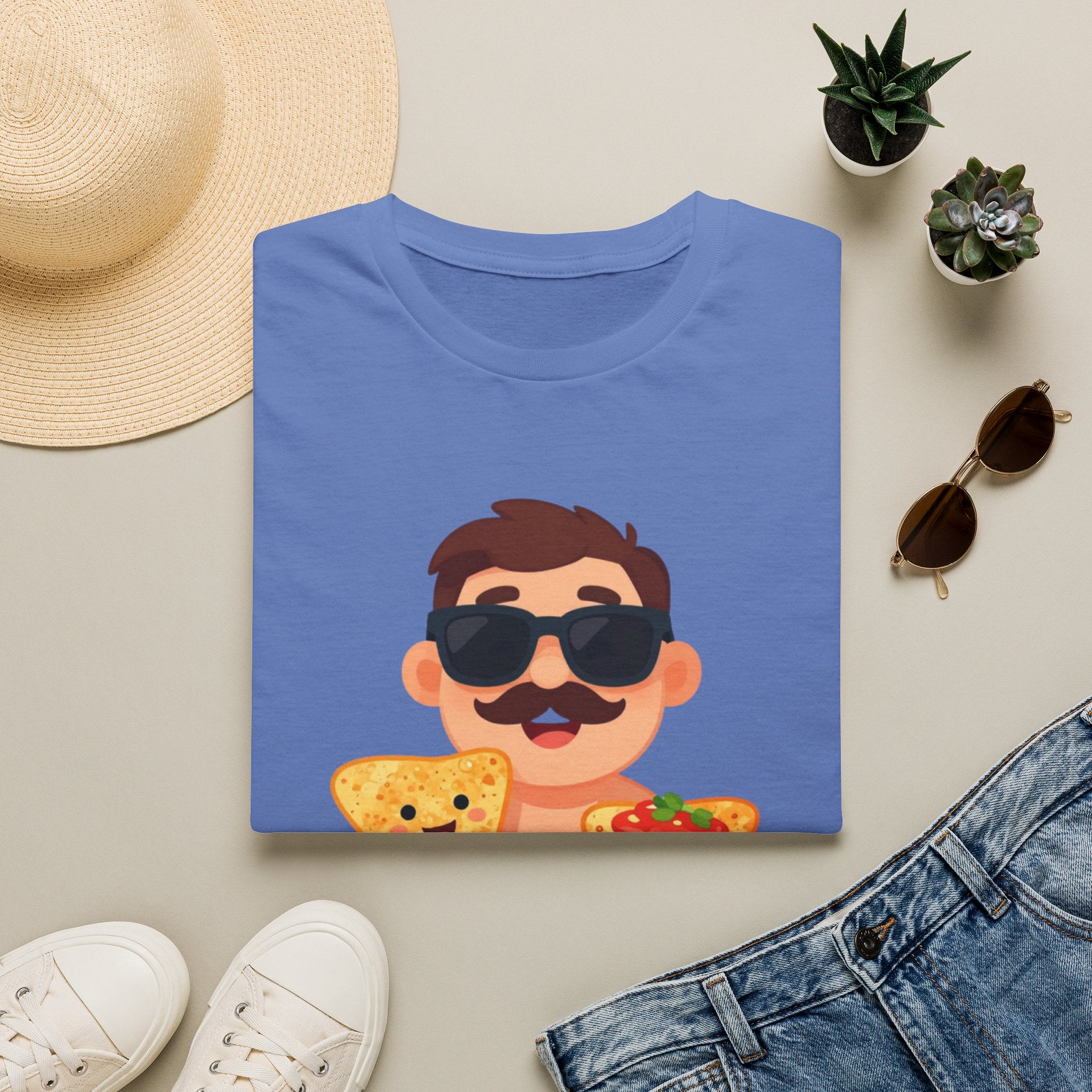 Nacho Average Dad T-Shirt — Funny Father’s Day Taco & Nacho Graphic Tee