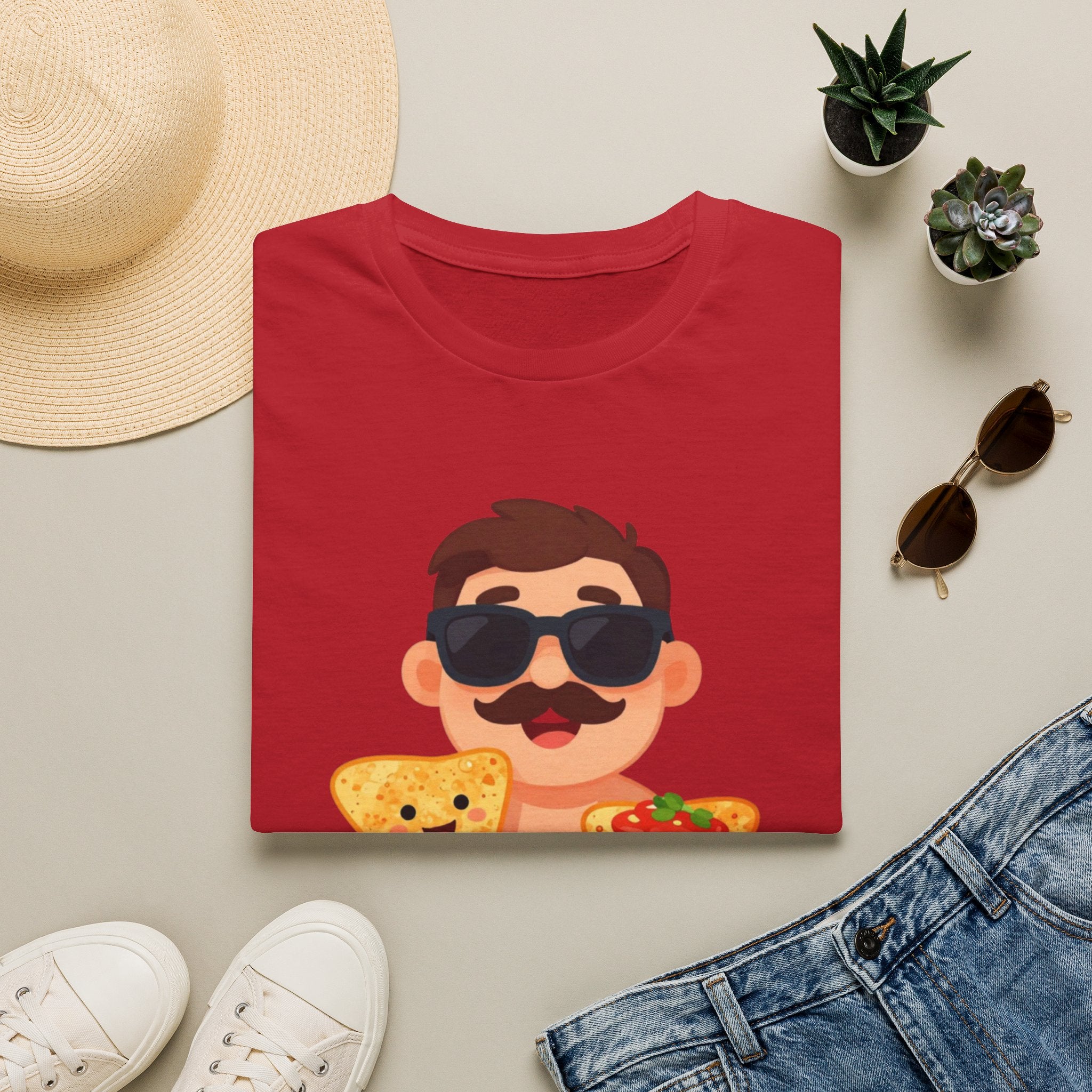 Nacho Average Dad T-Shirt — Funny Father’s Day Taco & Nacho Graphic Tee