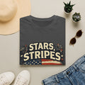 Stars & Stripes Dad Life T-Shirt — Vintage American Flag Patriotic Tee