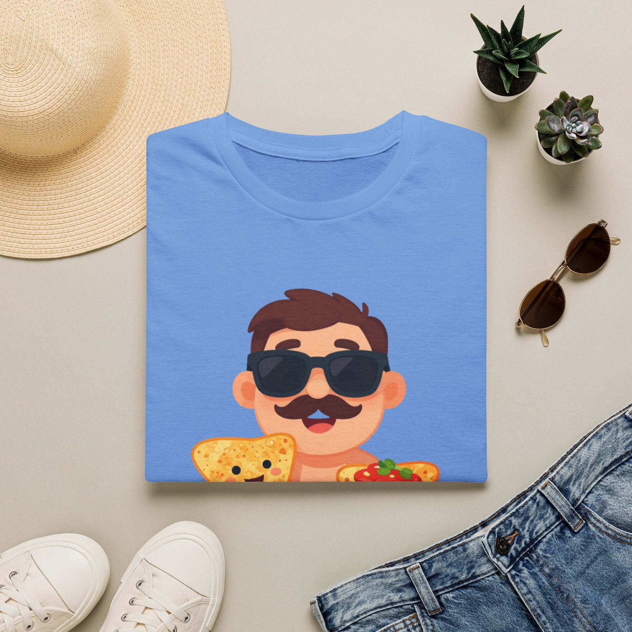 Nacho Average Dad T-Shirt — Funny Father’s Day Taco & Nacho Graphic Tee