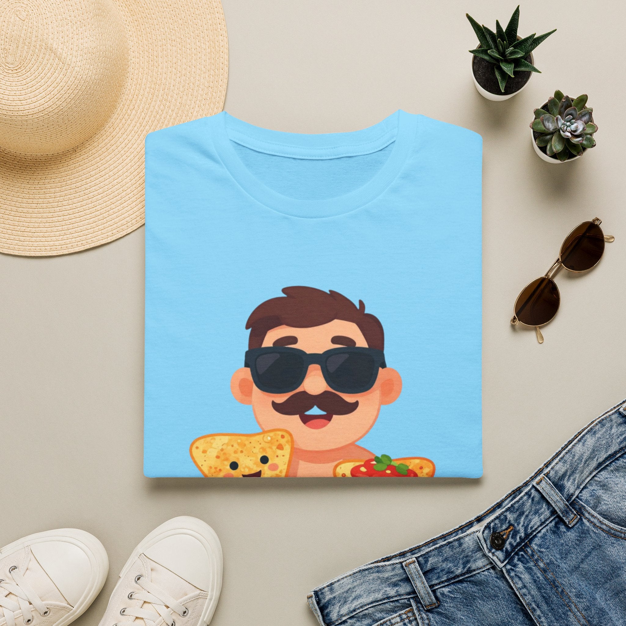 Nacho Average Dad T-Shirt — Funny Father’s Day Taco & Nacho Graphic Tee