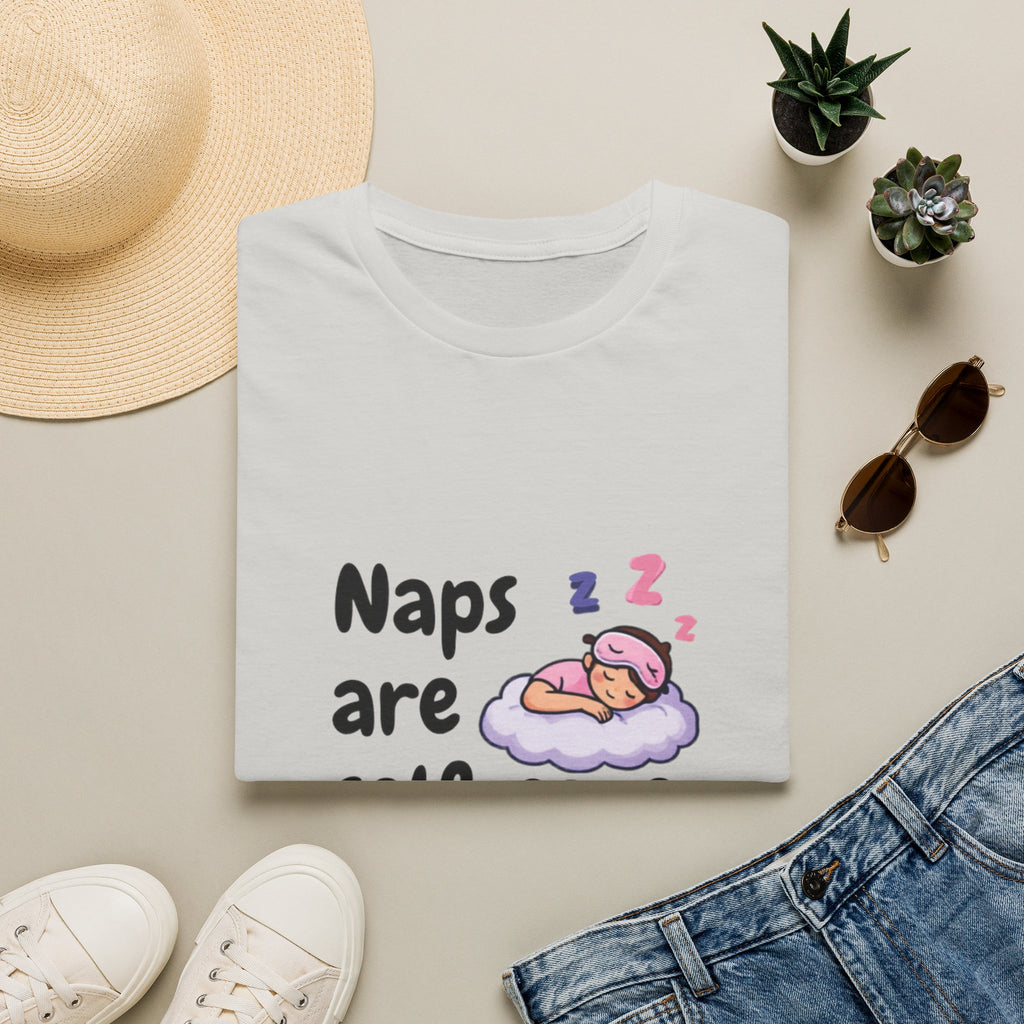 Naps Are Self-Care Fight Me T-Shirt | Cute Sleeping Cloud Tee