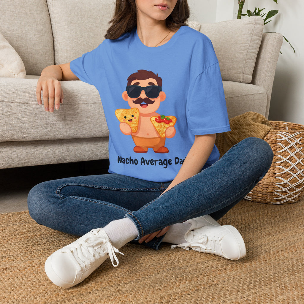 Nacho Average Dad T-Shirt — Funny Father’s Day Taco & Nacho Graphic Tee
