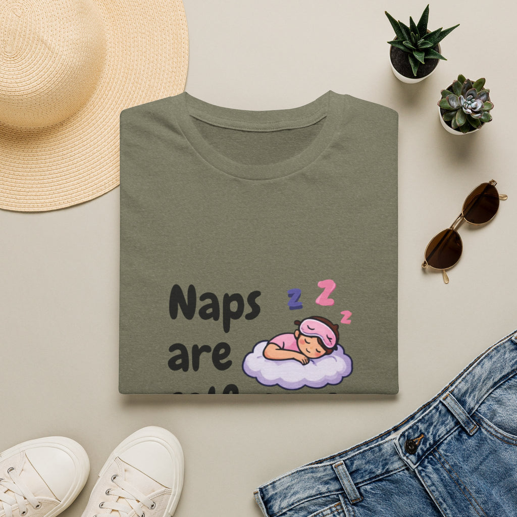 Naps Are Self-Care Fight Me T-Shirt | Cute Sleeping Cloud Tee